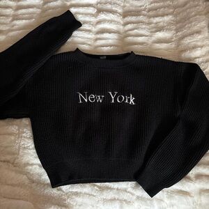 Forever 21 Black New York Sweater